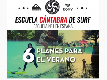 6 planes divertidos para disfrutar del verano con la ESCUELA CANTABRA DE SURF