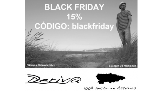 DERIVA CREACIONES Black Friday 15% Código: blackfriday