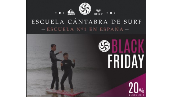  ¡Llega el Black Friday a la Escuela Cántabra de Surf! 
