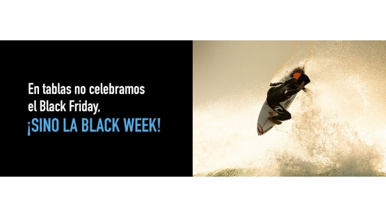 Comienza la BLACK WEEK en TABLAS SURF SHOP
