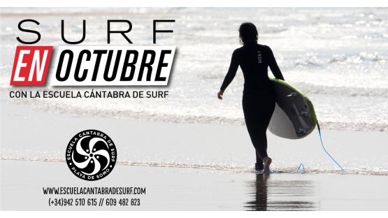 SURFEA EN OCTUBRE CON LA ESCUELA CANTABRA DE SURF