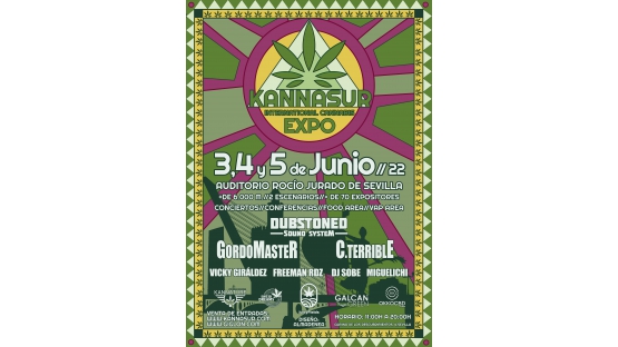 Kannasur 2022, Expo cannabica  en Sevilla el próximo 3,4y 5 de Junio